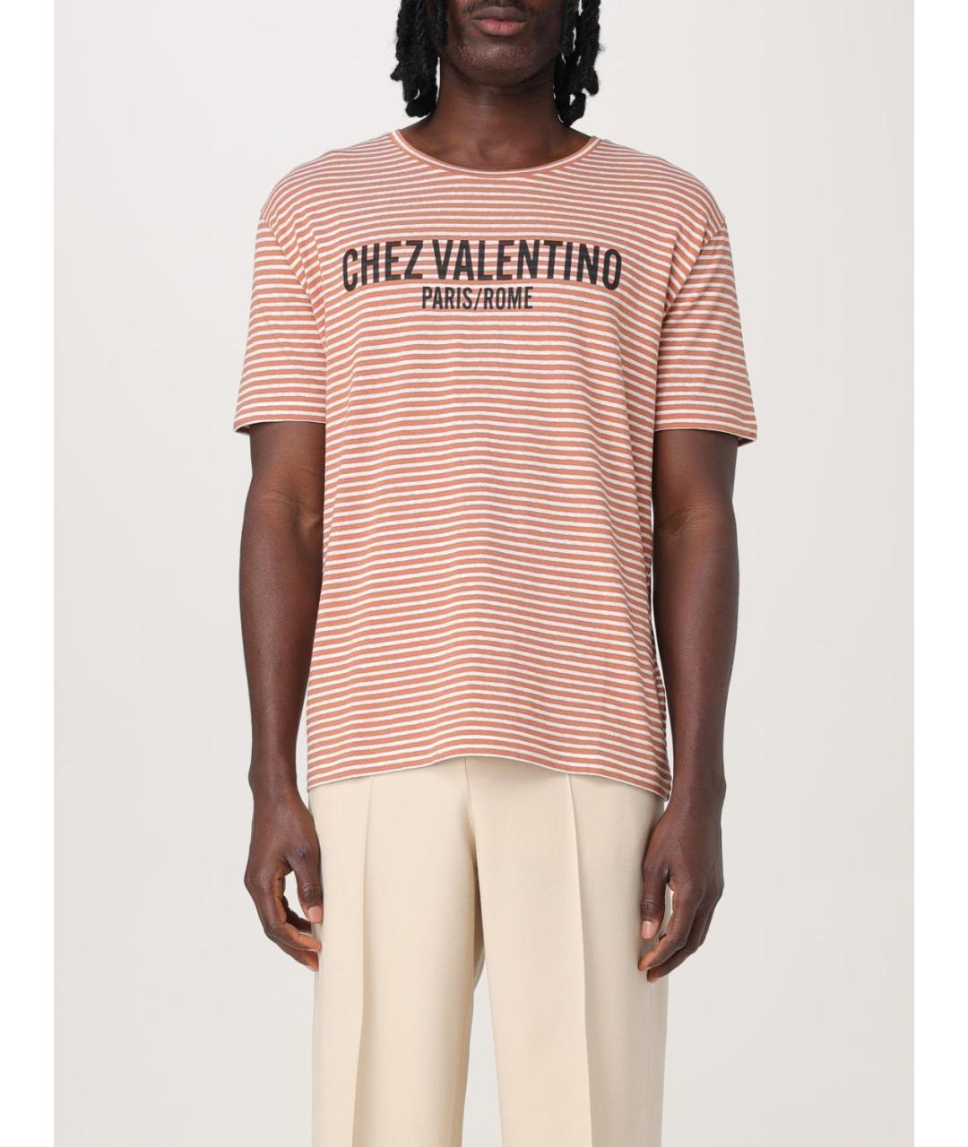 VALENTINO Бежевая футболка, фото 2