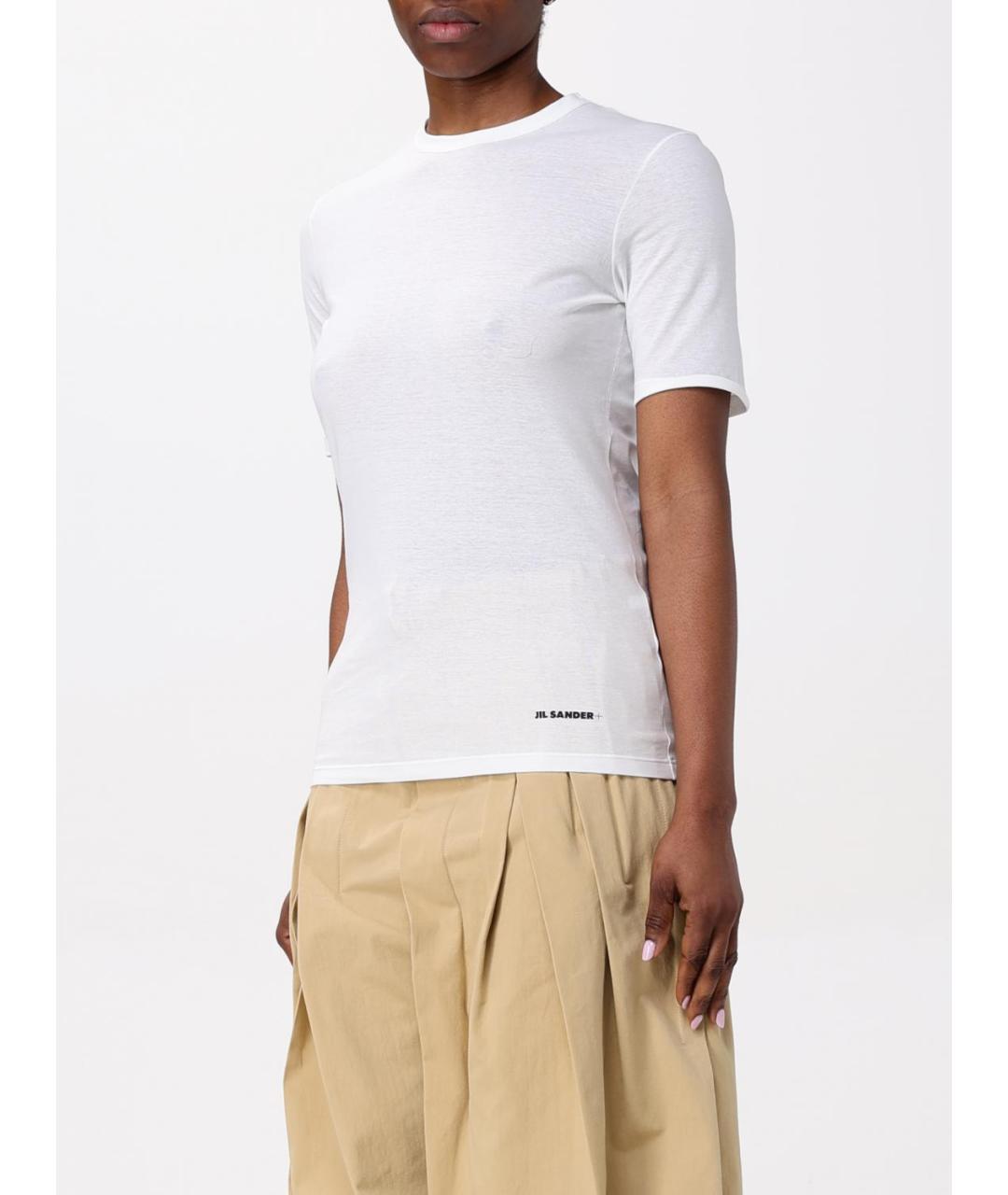 JIL SANDER Белая футболка, фото 5
