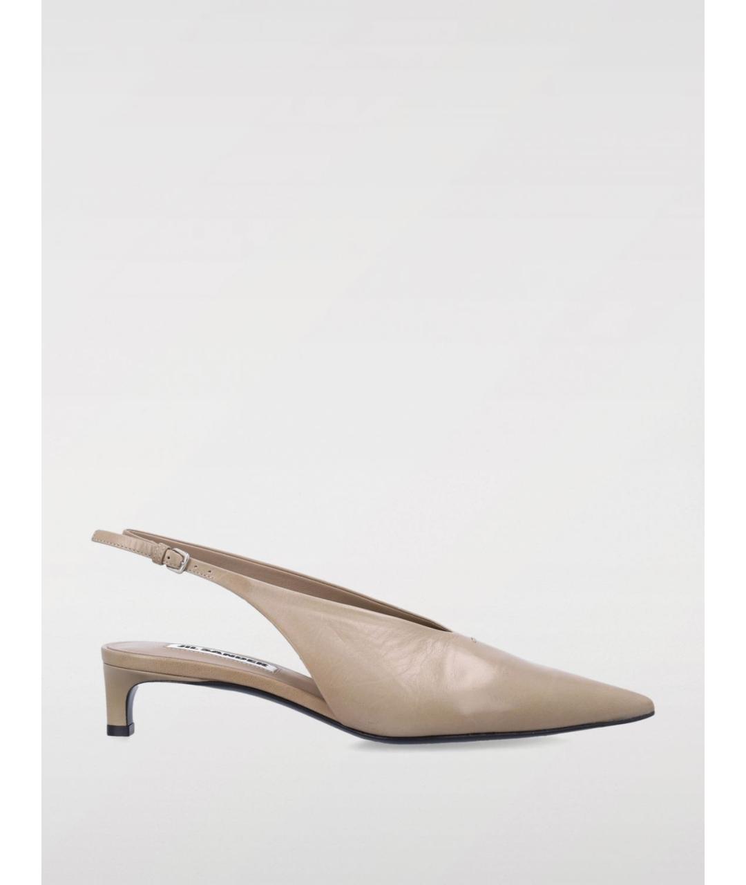 JIL SANDER Бежевые туфли, фото 5