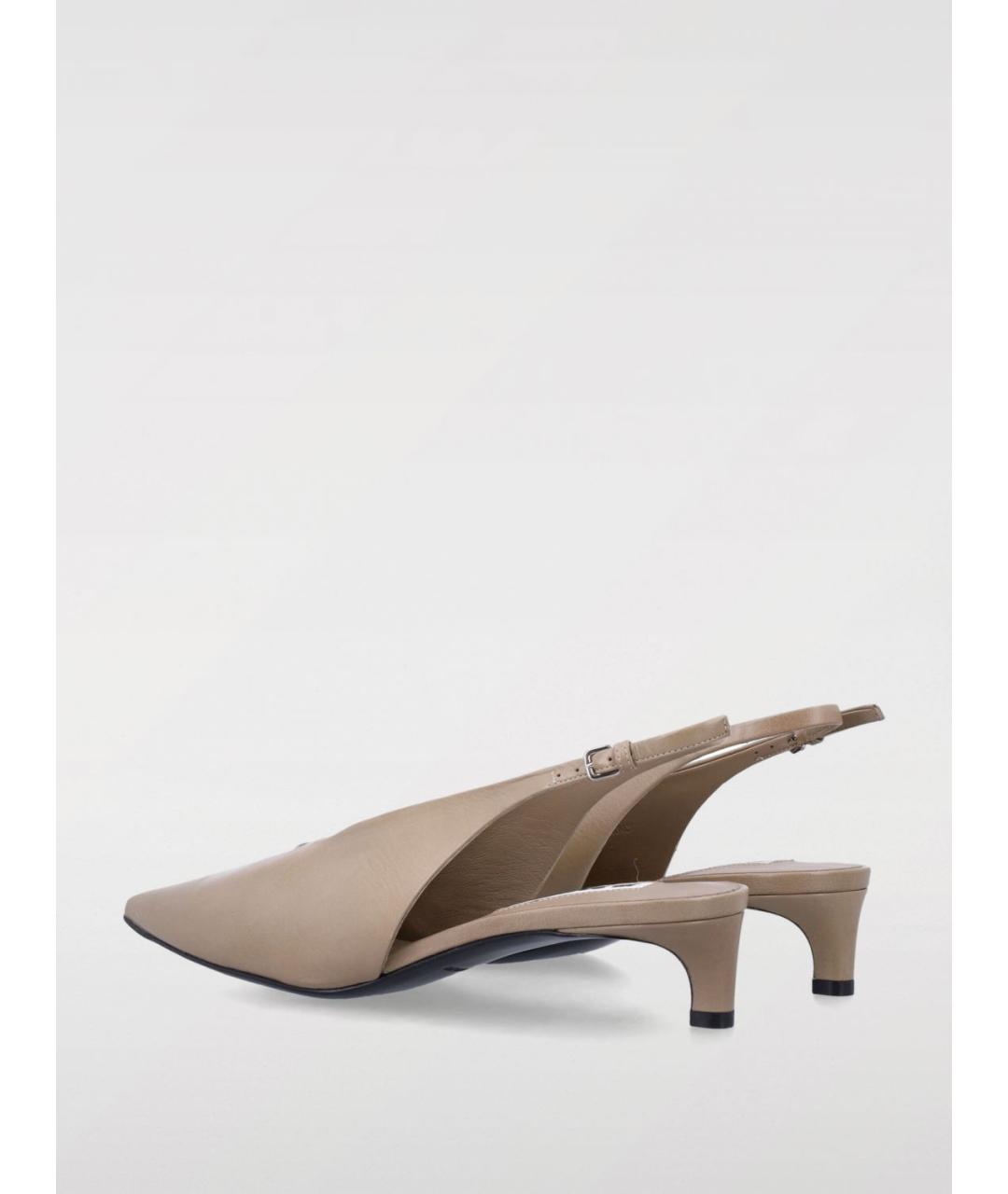 JIL SANDER Бежевые туфли, фото 3