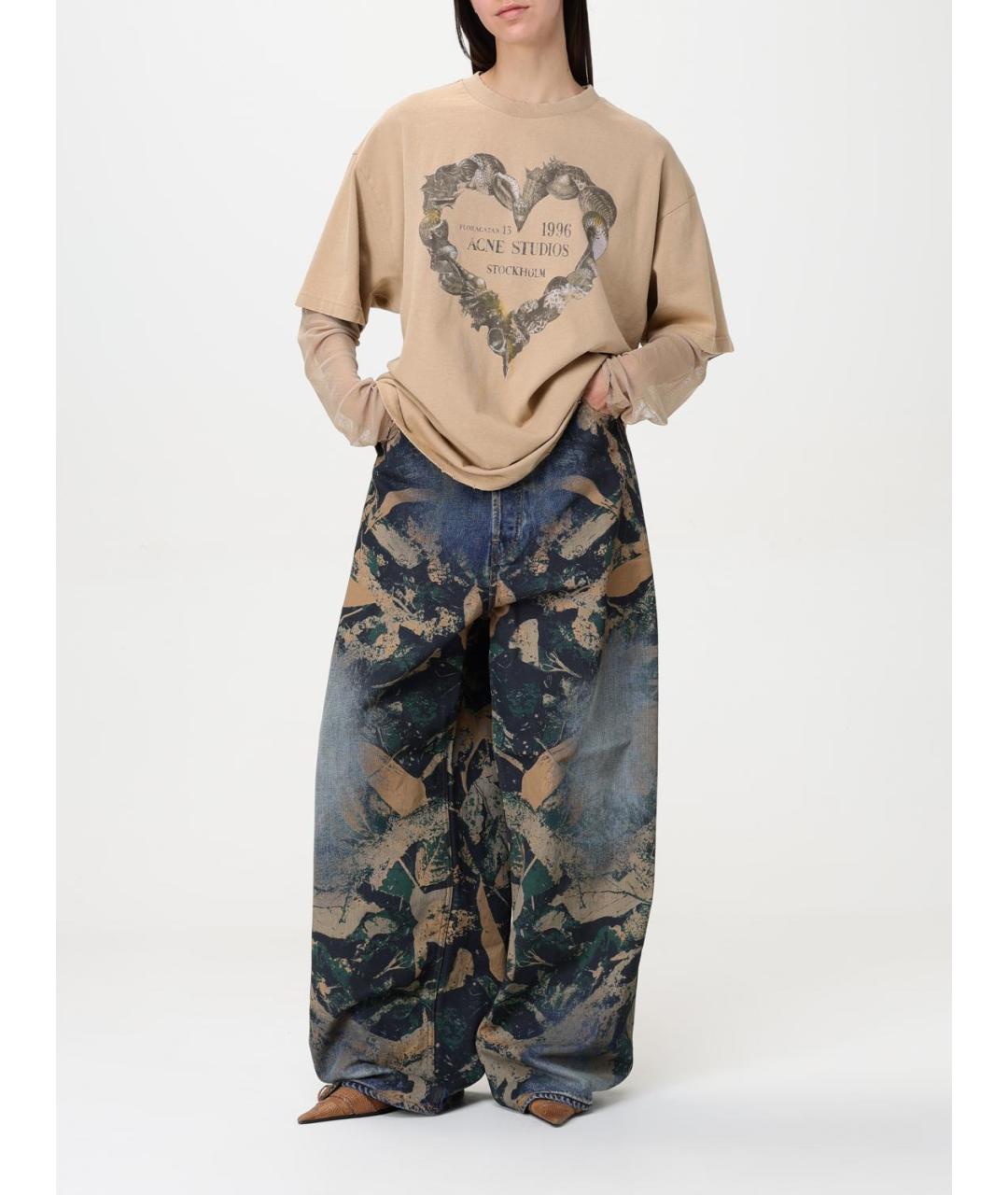 ACNE STUDIOS Мульти джинсы клеш, фото 3