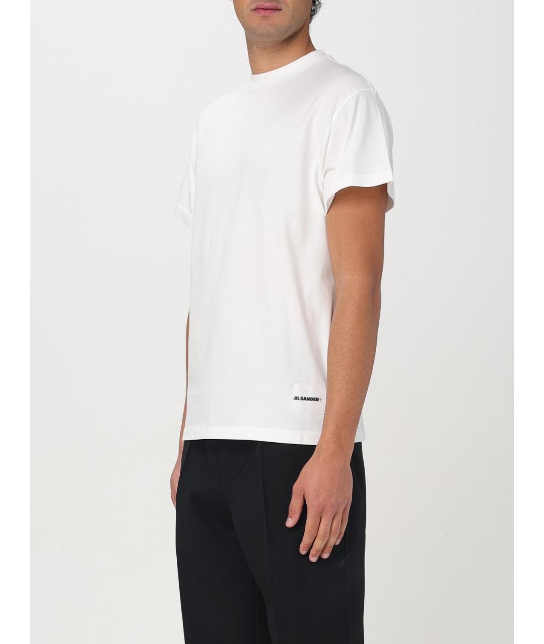 JIL SANDER Белая футболка, фото 4
