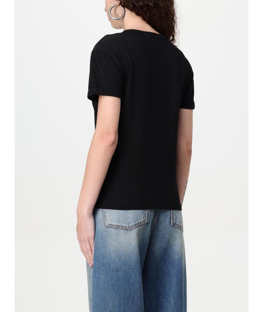 ACNE STUDIOS Черная футболка, фото 3