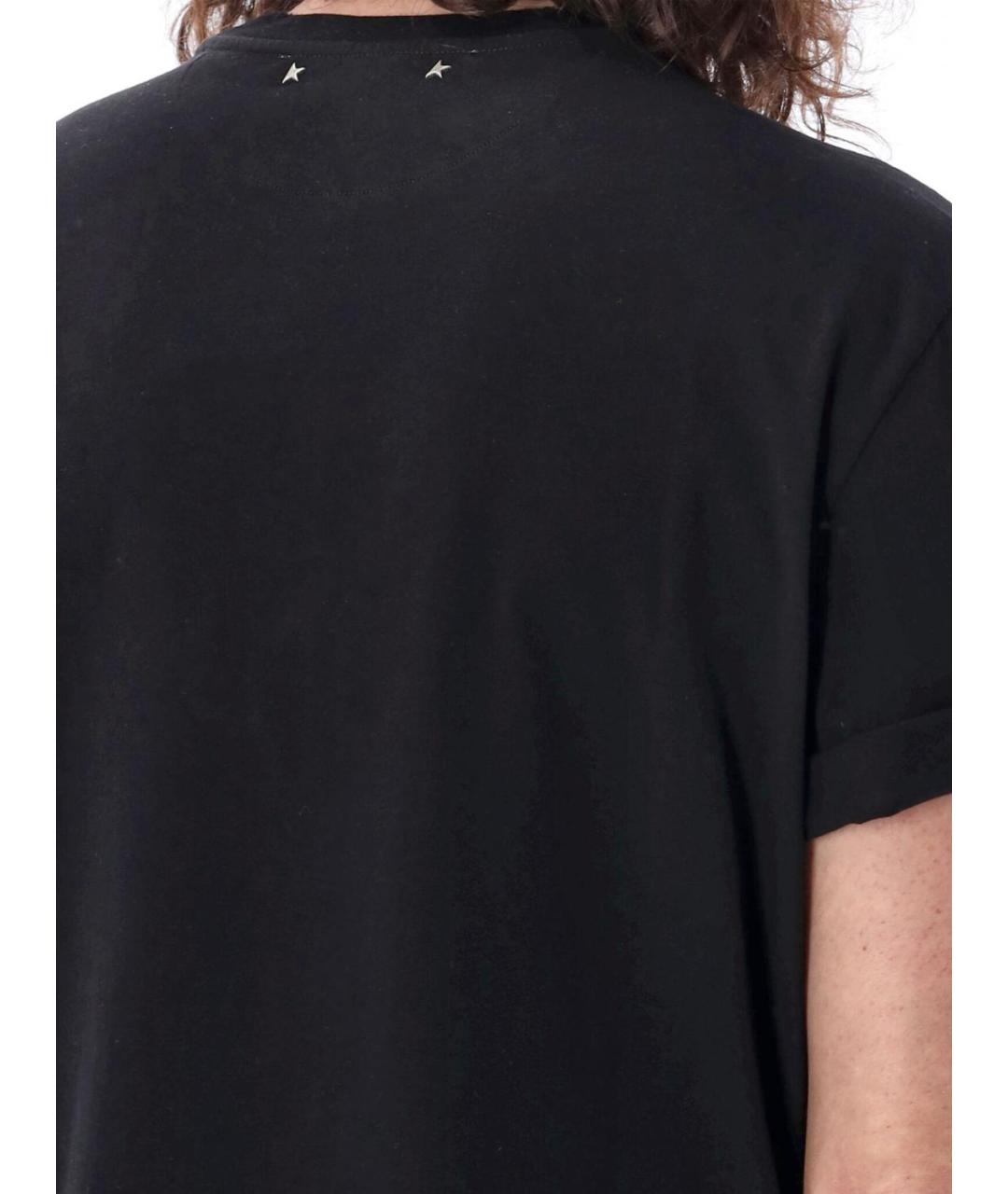 GOLDEN GOOSE DELUXE BRAND Черная футболка, фото 4