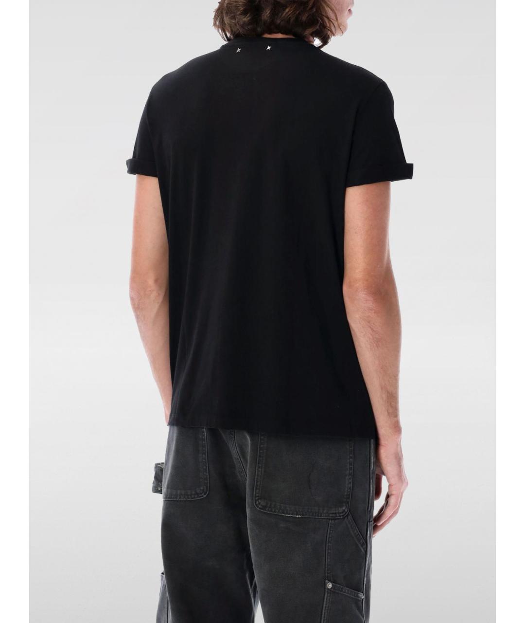 GOLDEN GOOSE DELUXE BRAND Черная футболка, фото 3