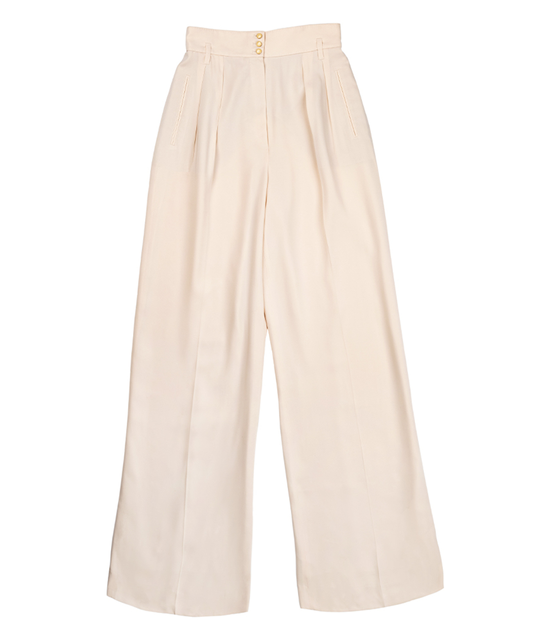HERMES PRE-OWNED Белые прямые брюки, фото 1