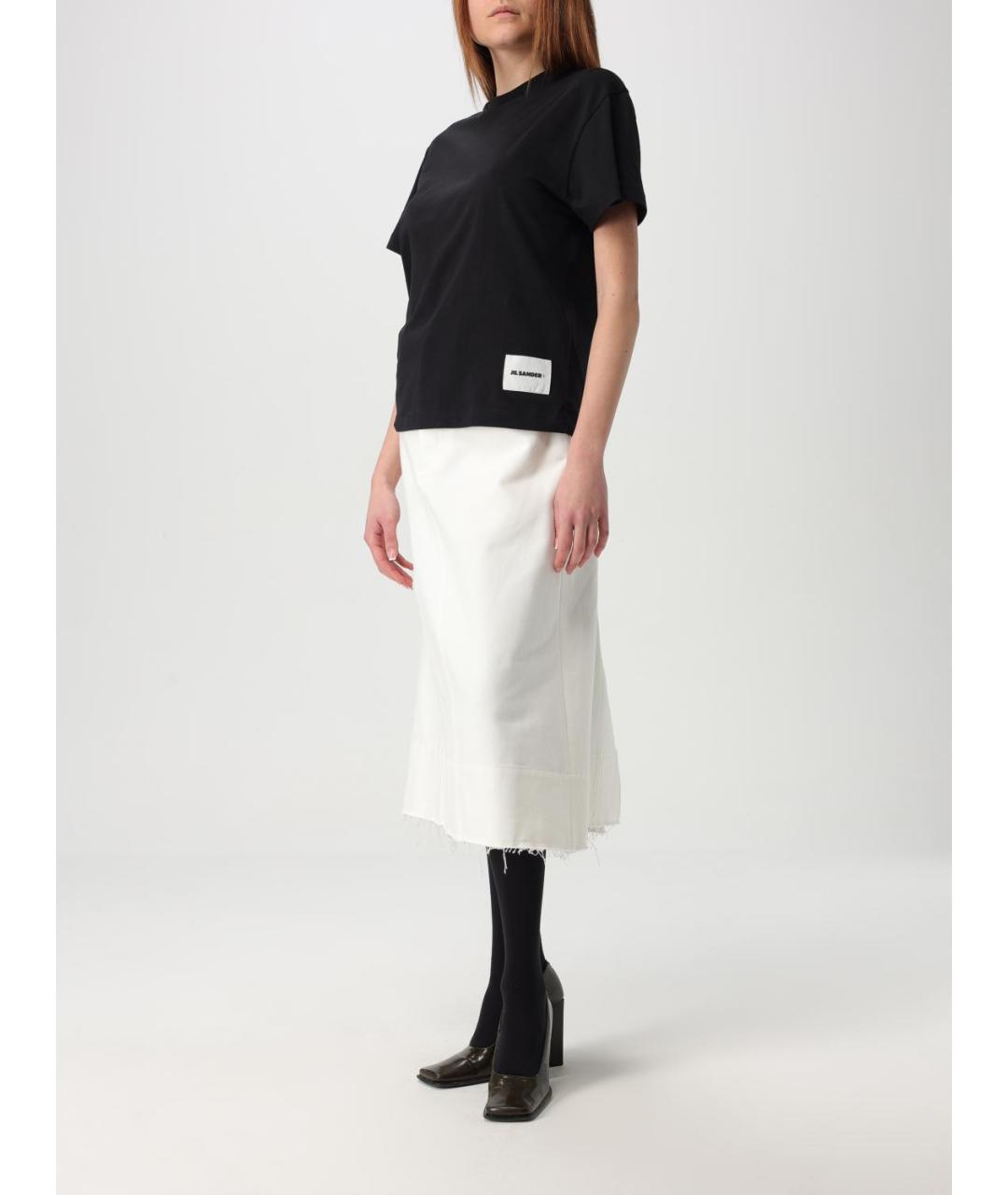 JIL SANDER Черная футболка, фото 6