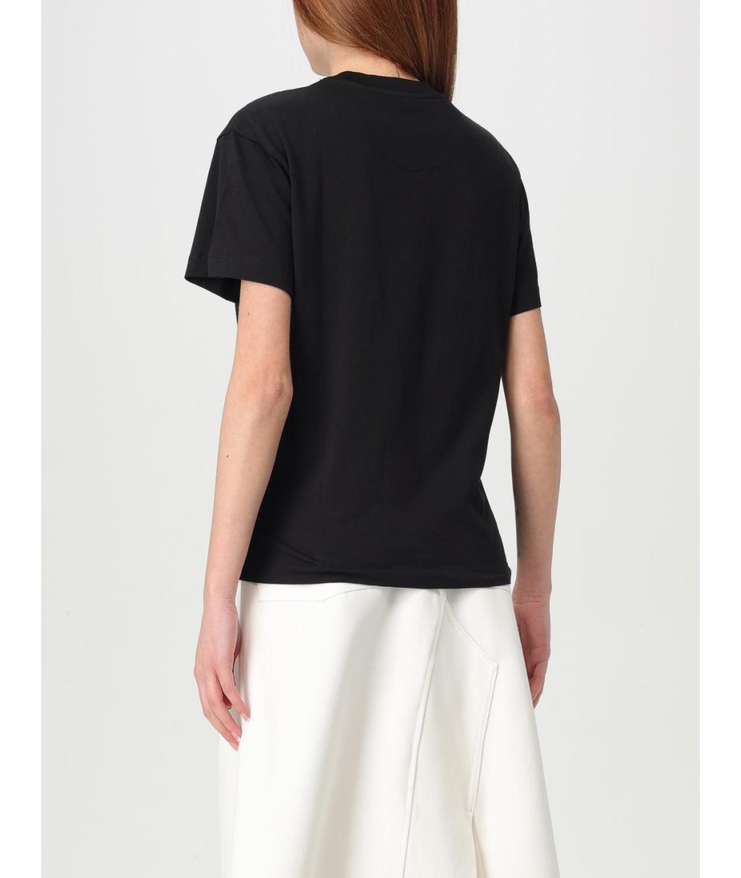 JIL SANDER Черная футболка, фото 4