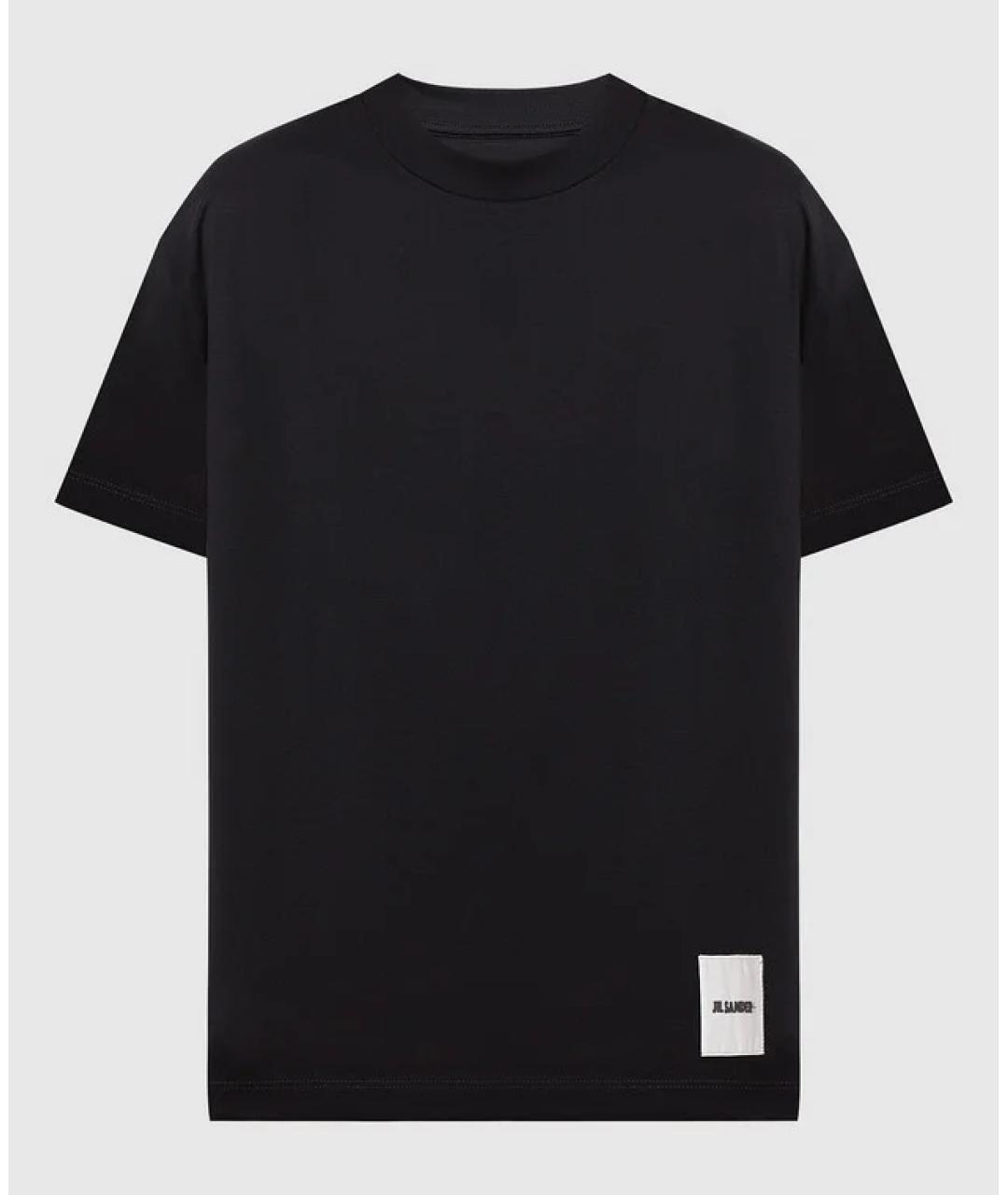 JIL SANDER Черная футболка, фото 7