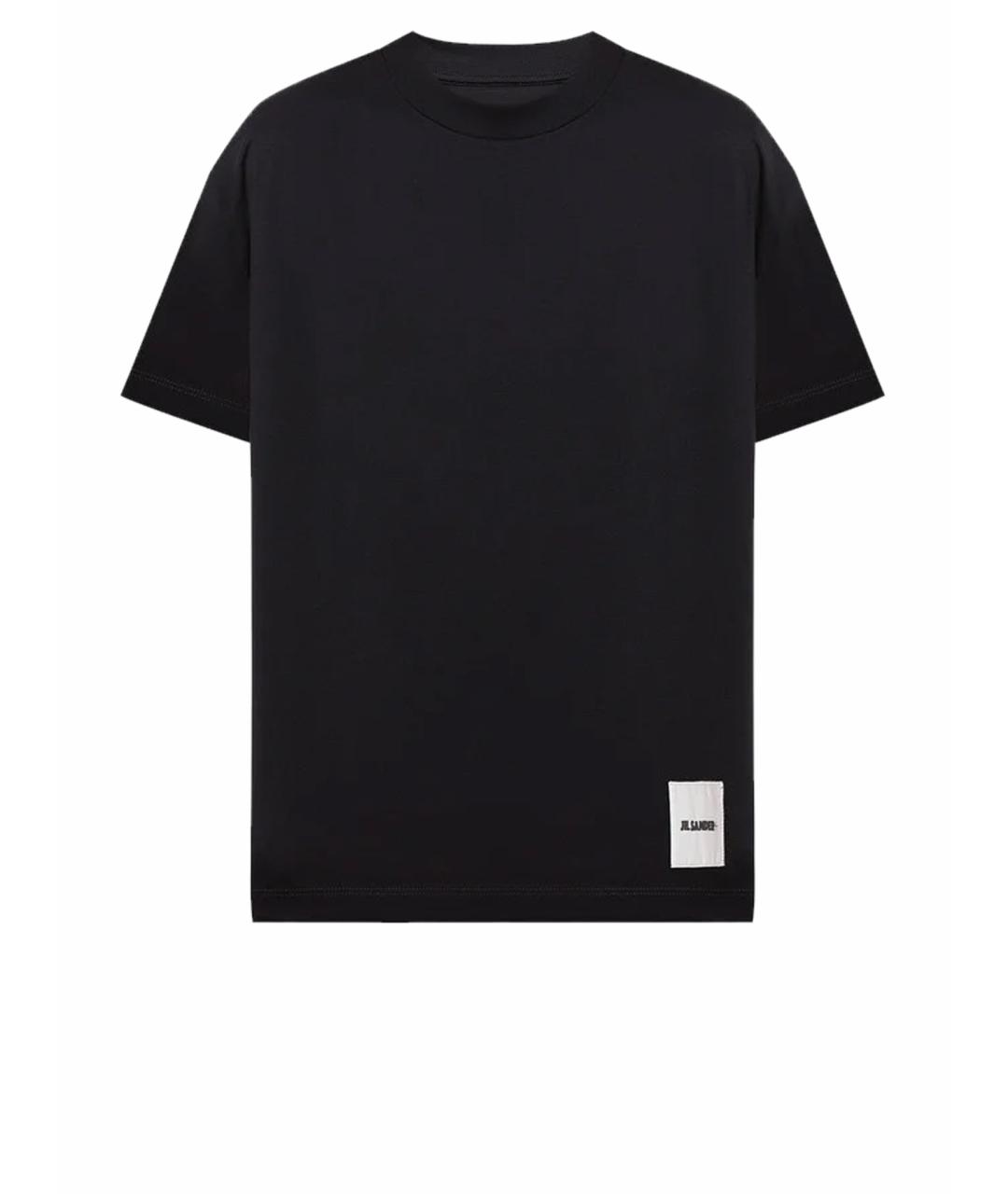 JIL SANDER Черная футболка, фото 1