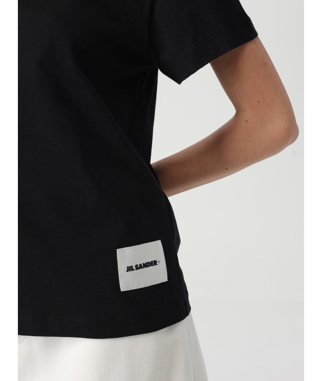 JIL SANDER Черная футболка, фото 5
