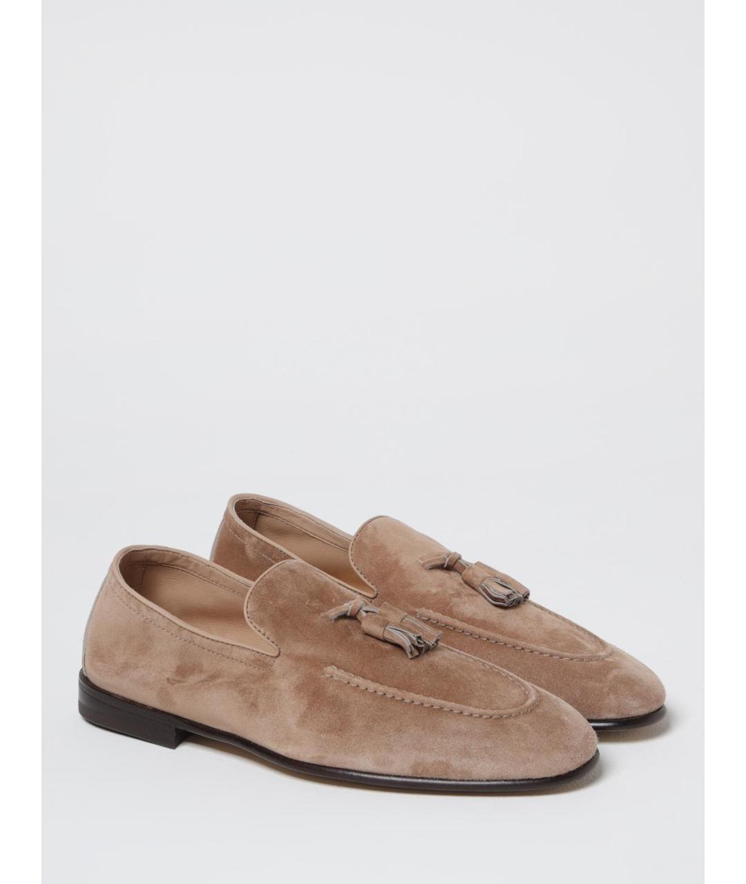 BRUNELLO CUCINELLI Коричневые лоферы, фото 2