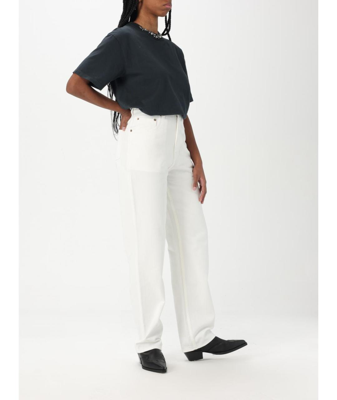 GOLDEN GOOSE DELUXE BRAND Серая хлопковая футболка, фото 3