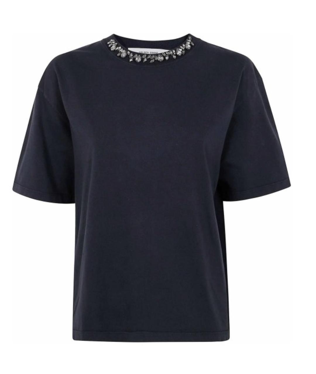 GOLDEN GOOSE DELUXE BRAND Серая хлопковая футболка, фото 1