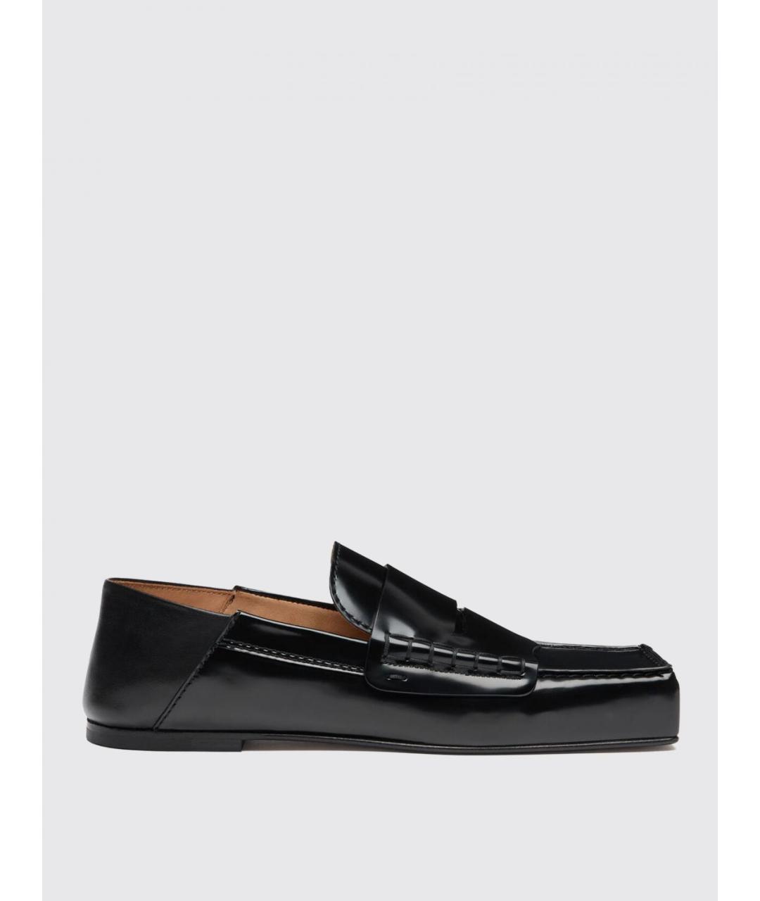 JACQUEMUS Черные лоферы из лакированной кожи, фото 6