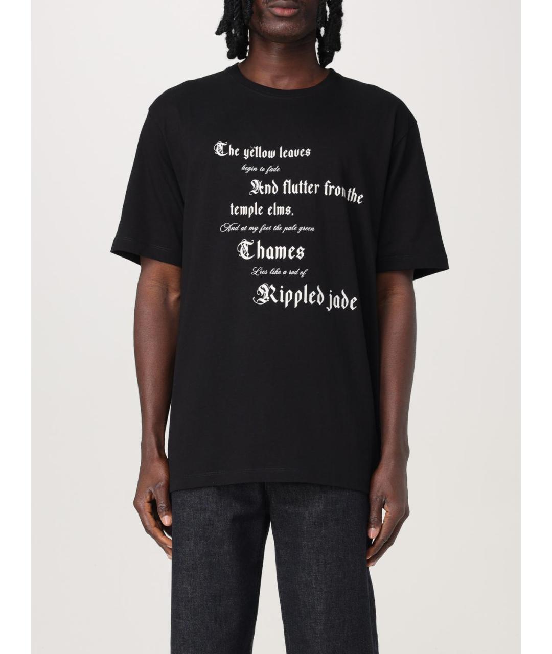 ALEXANDER MCQUEEN Черная футболка, фото 2