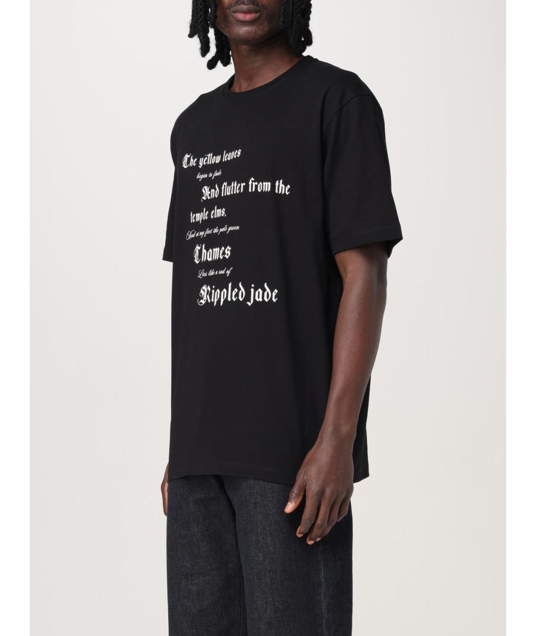 ALEXANDER MCQUEEN Черная футболка, фото 4