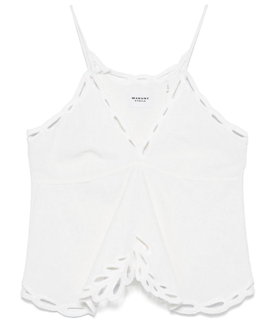 ISABEL MARANT ETOILE Белая хлопковая майка, фото 1