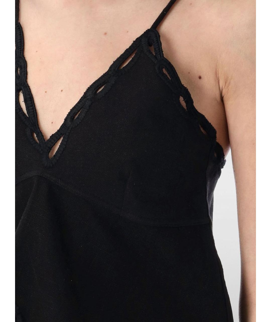 ISABEL MARANT ETOILE Черная хлопковая майка, фото 4