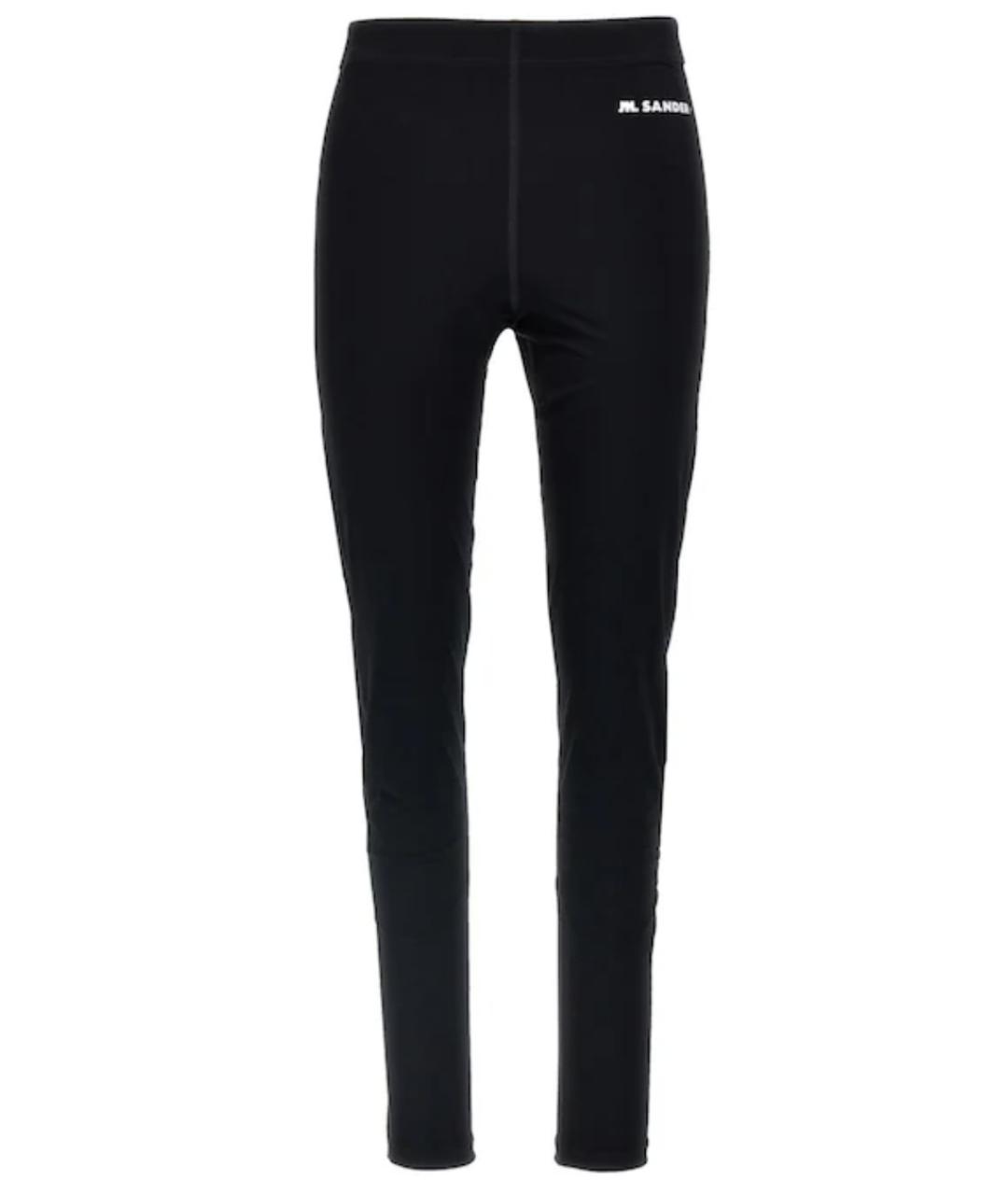 JIL SANDER Черные леггинсы и велосипедки, фото 1