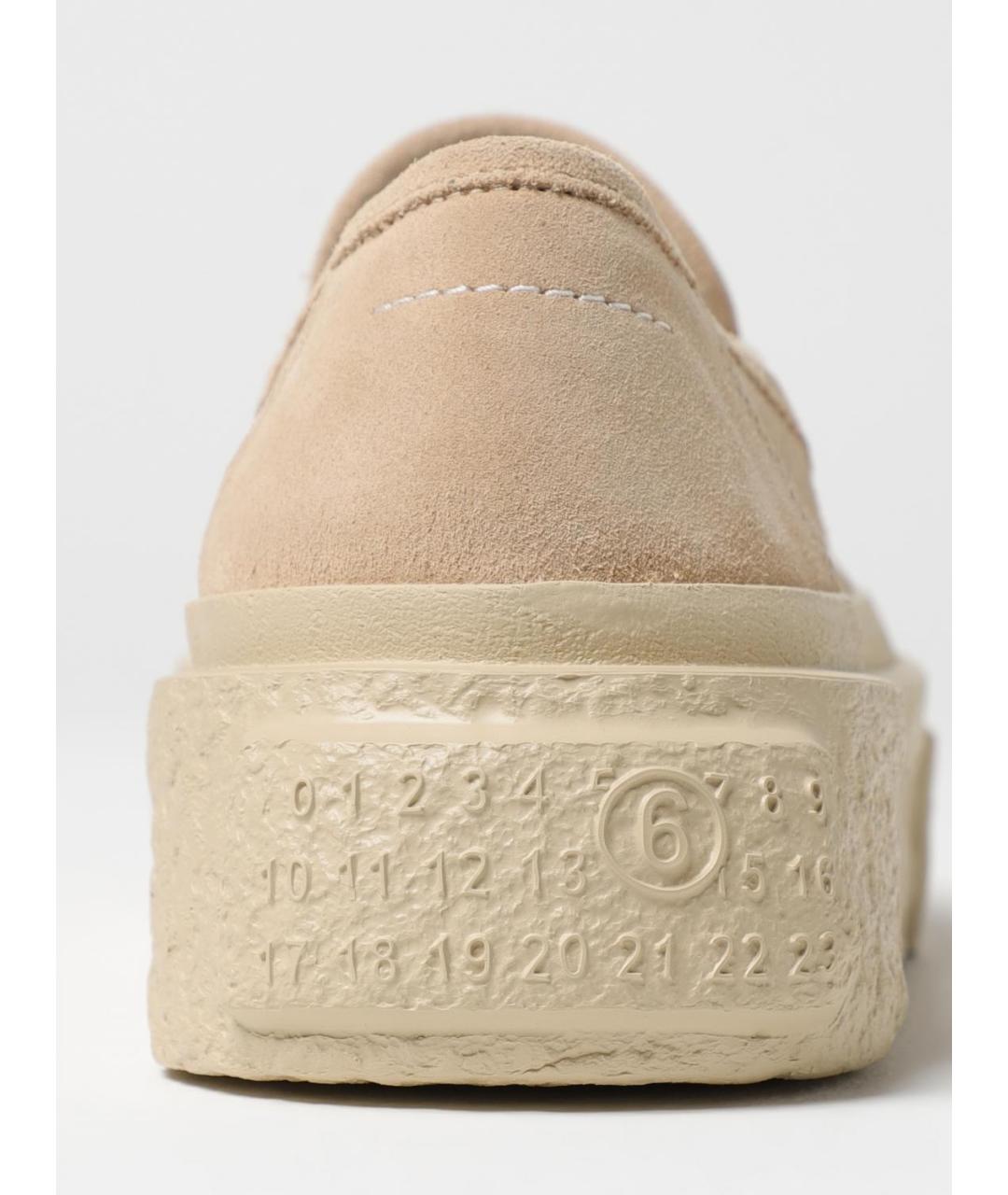 MM6 MAISON MARGIELA Розовые слипоны, фото 4