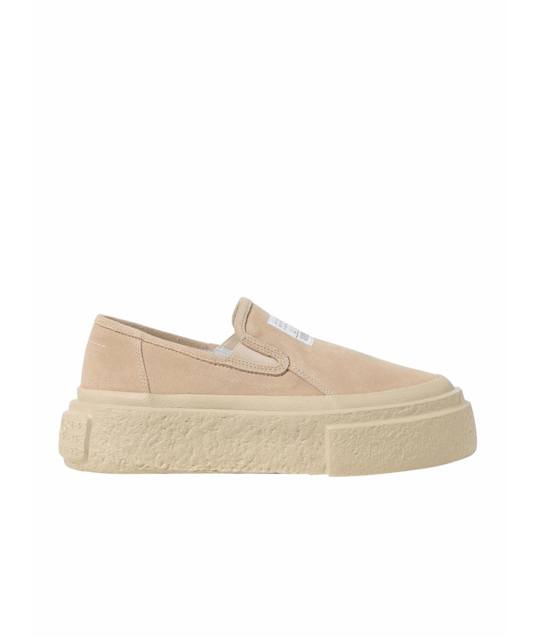 MM6 MAISON MARGIELA Розовые слипоны, фото 1