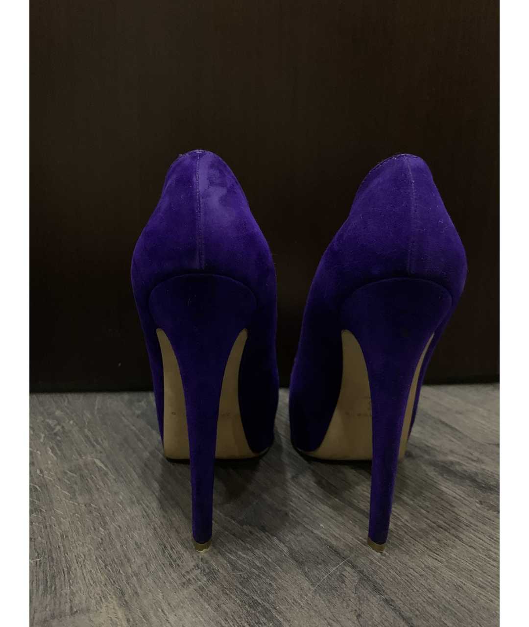 BRIAN ATWOOD Фиолетовые замшевые туфли, фото 4