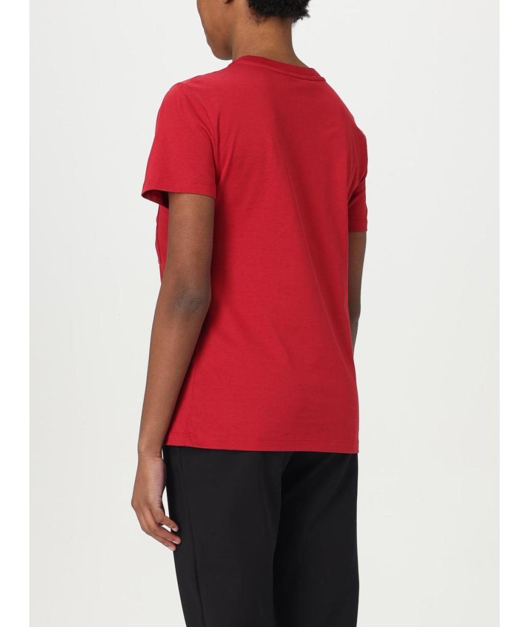 MAX MARA Красная футболка, фото 4