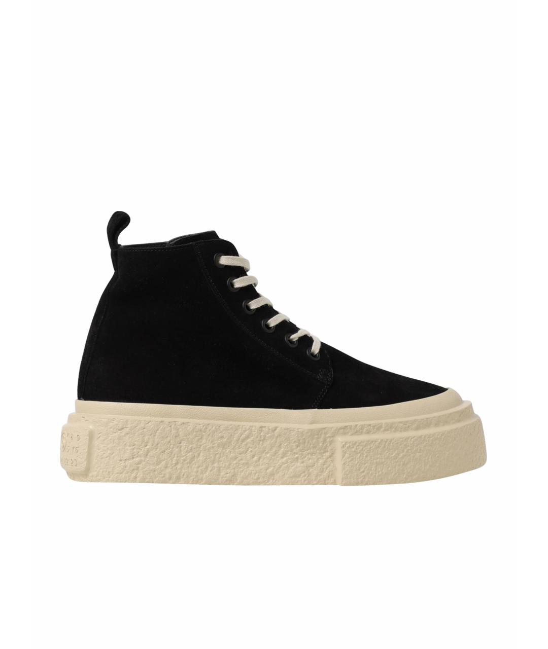 MM6 MAISON MARGIELA Черные высокие кроссовки / кеды, фото 1