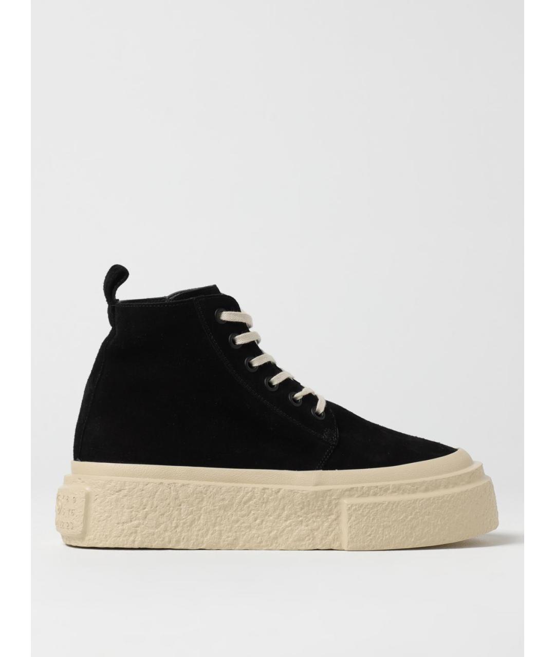 MM6 MAISON MARGIELA Черные высокие кроссовки / кеды, фото 5