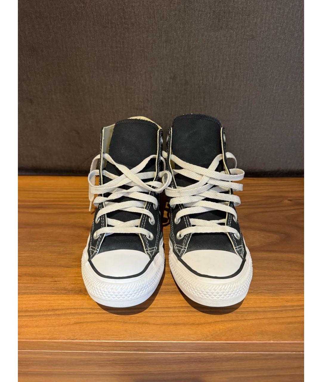 CONVERSE Черные текстильные кеды, фото 2