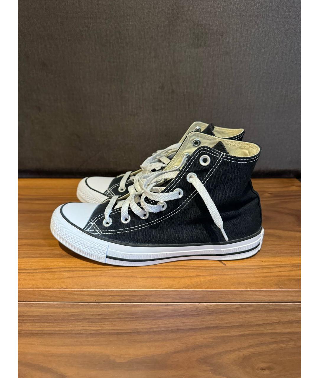 CONVERSE Черные текстильные кеды, фото 7