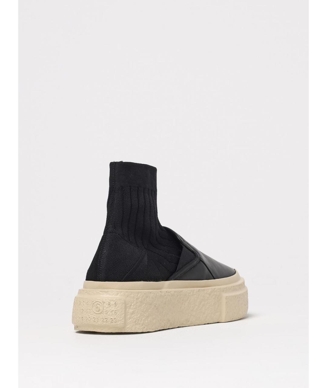 MM6 MAISON MARGIELA Черные высокие кроссовки / кеды, фото 3