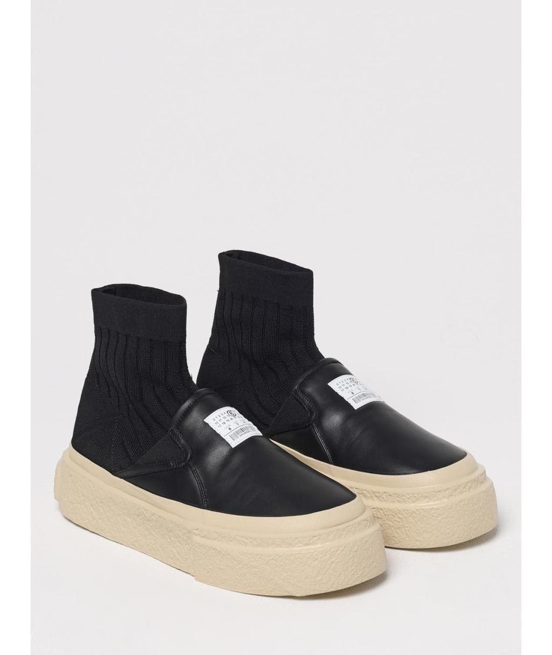 MM6 MAISON MARGIELA Черные высокие кроссовки / кеды, фото 2