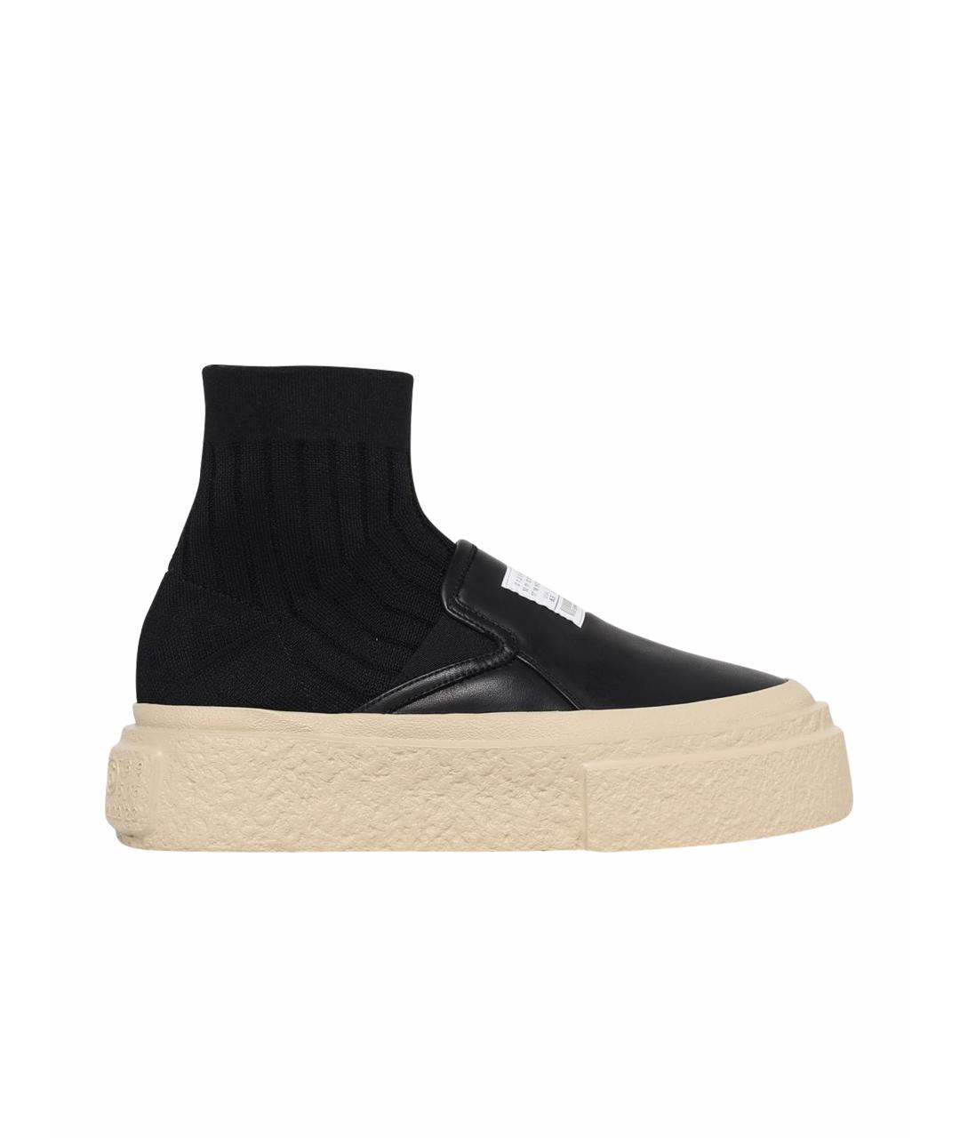 MM6 MAISON MARGIELA Черные высокие кроссовки / кеды, фото 1