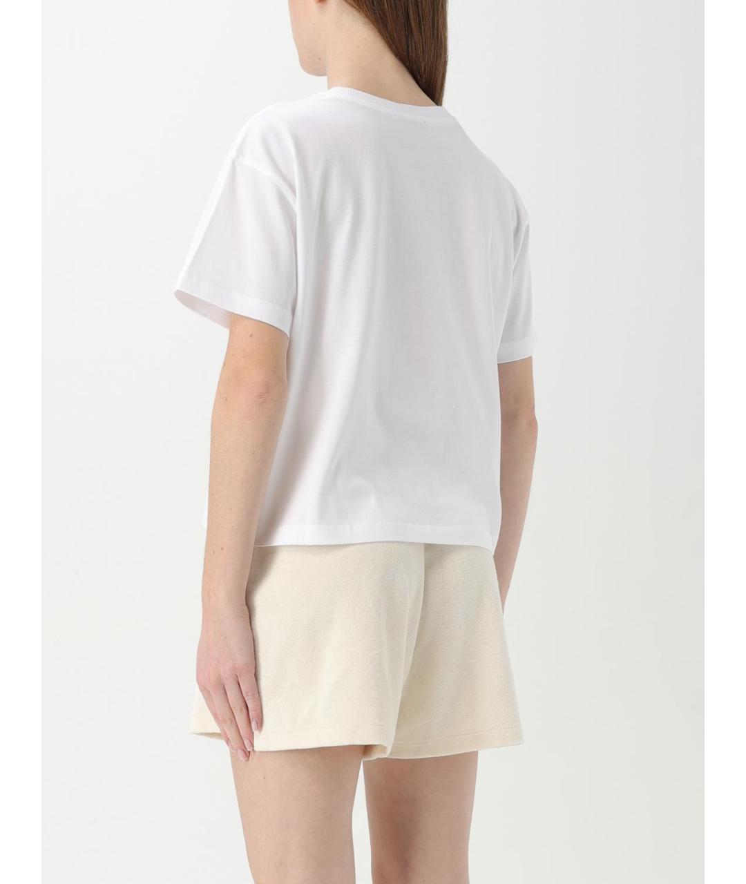 A.P.C. Белая хлопковая футболка, фото 4