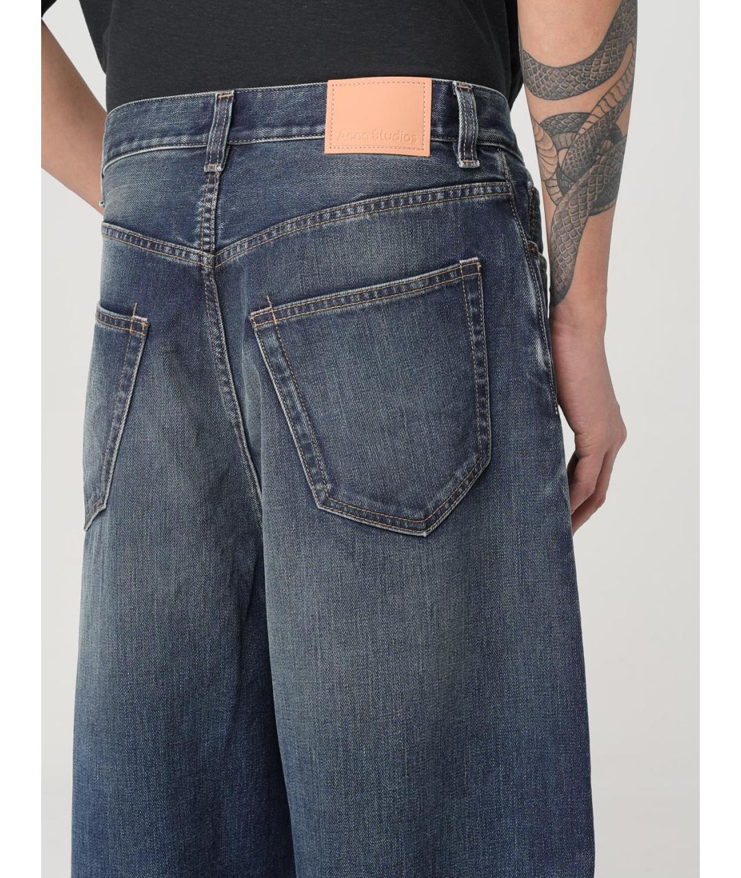ACNE STUDIOS Синие прямые джинсы, фото 6