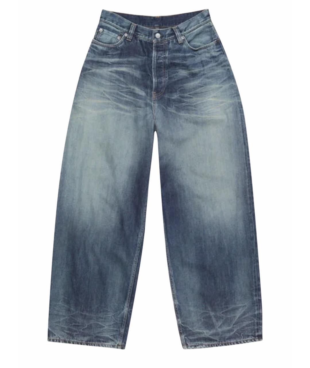 ACNE STUDIOS Синие прямые джинсы, фото 1