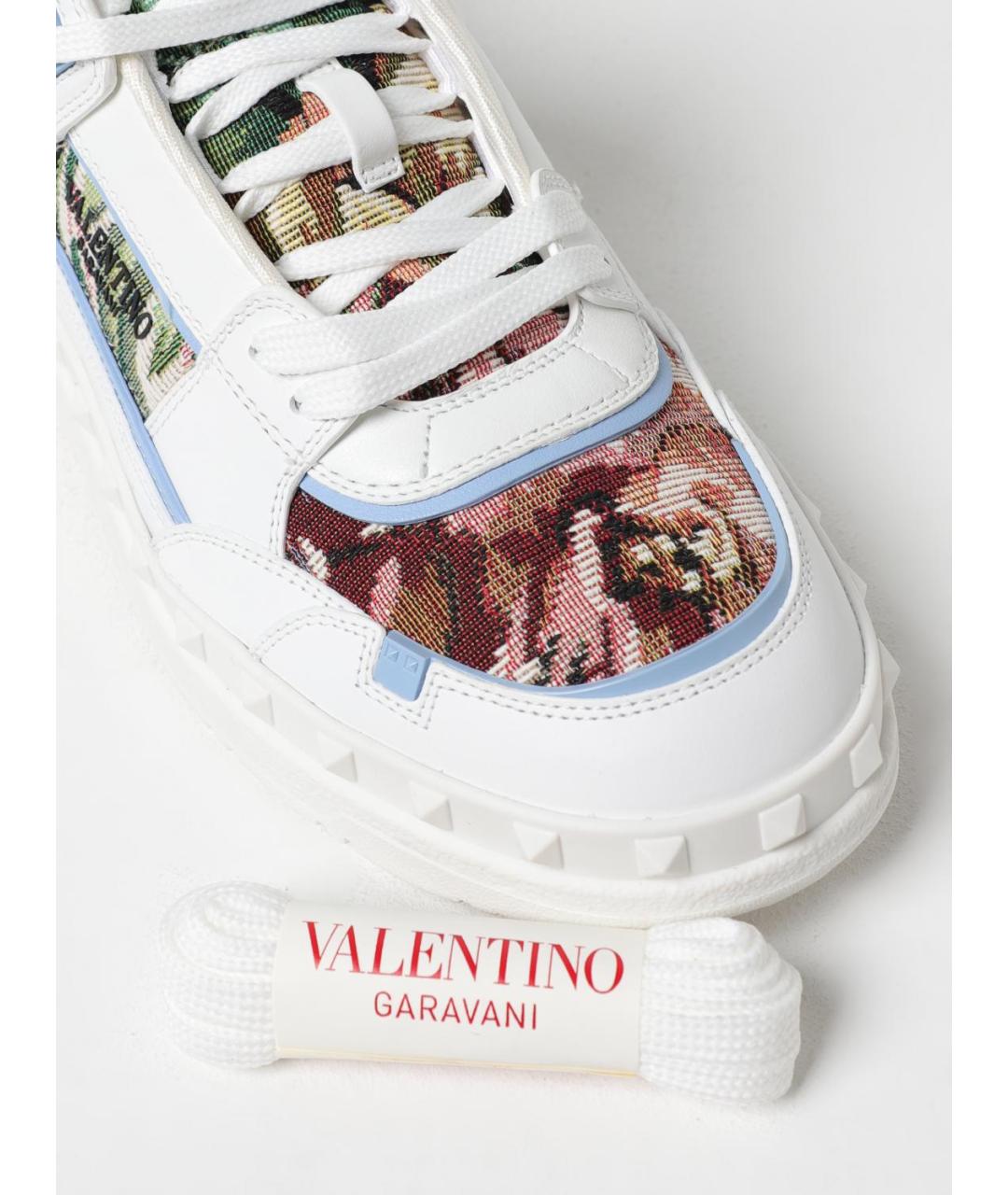 VALENTINO Белые низкие кроссовки / кеды, фото 4