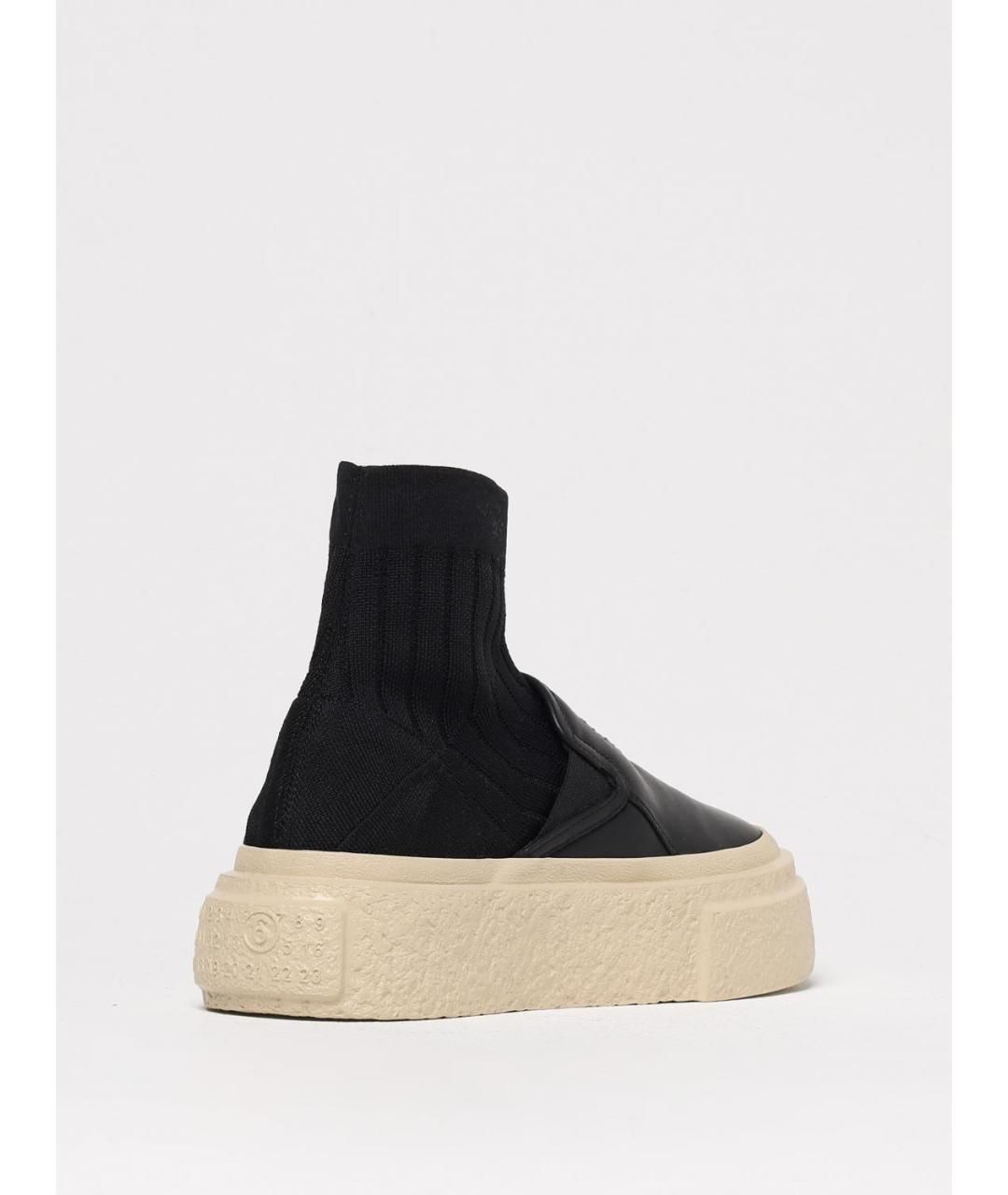 MM6 MAISON MARGIELA Черные слипоны, фото 3