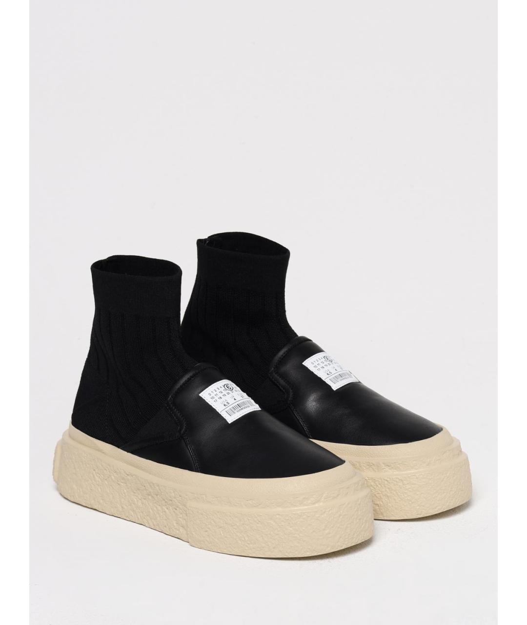 MM6 MAISON MARGIELA Черные слипоны, фото 2