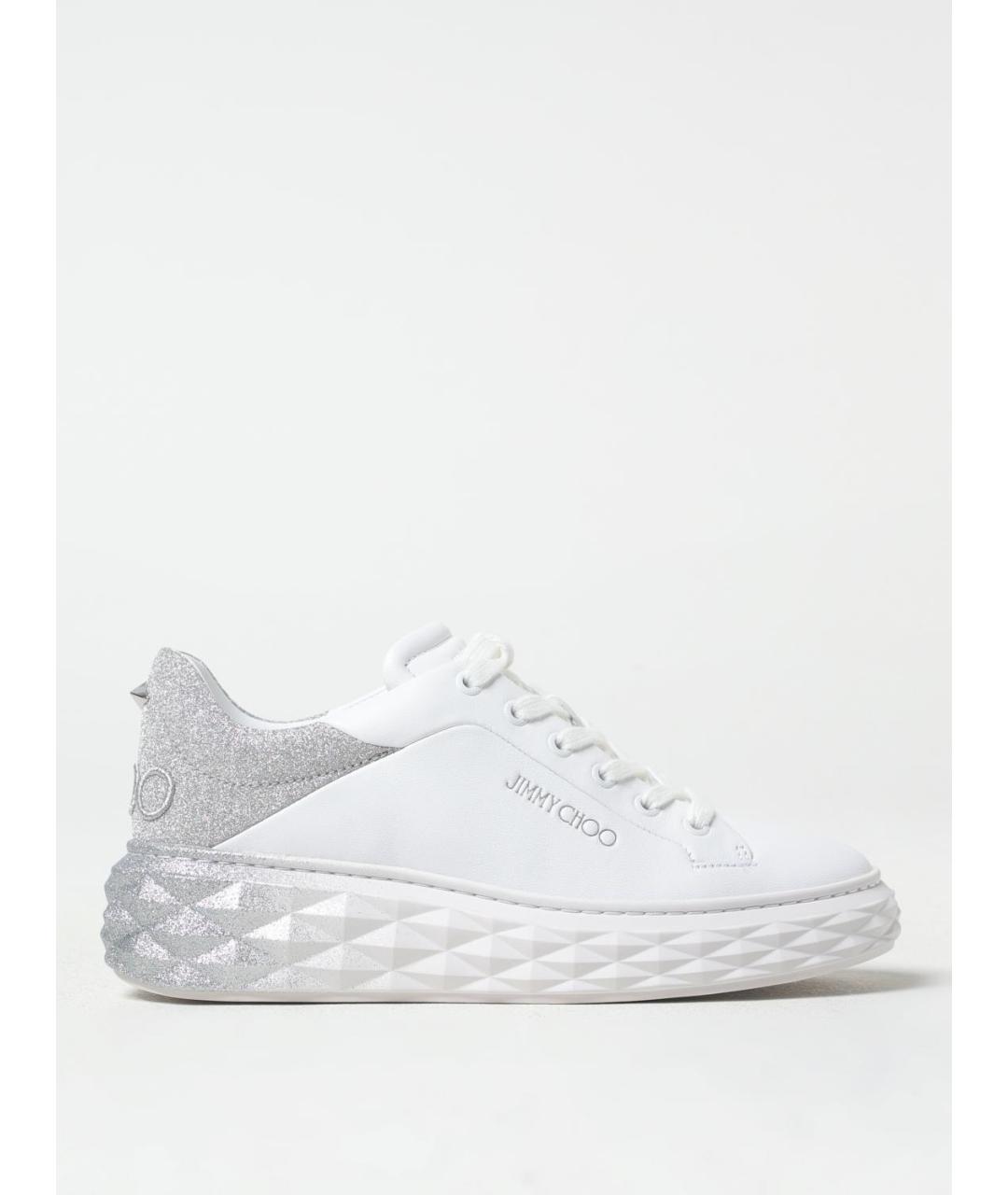 JIMMY CHOO Белые кеды, фото 5