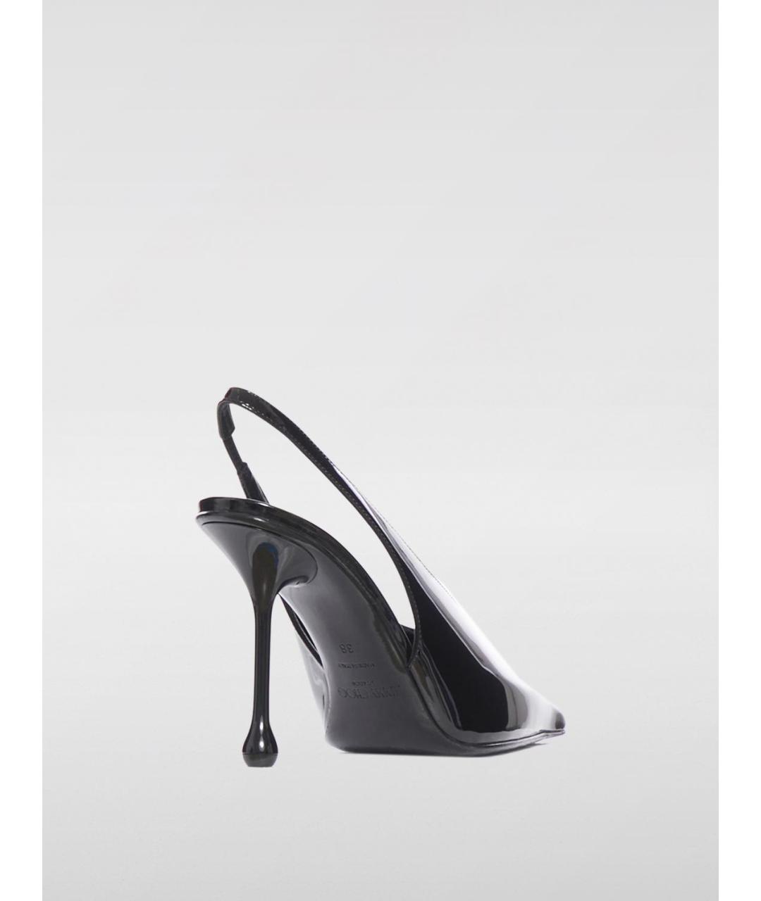 JIMMY CHOO Черные кожаные туфли, фото 3