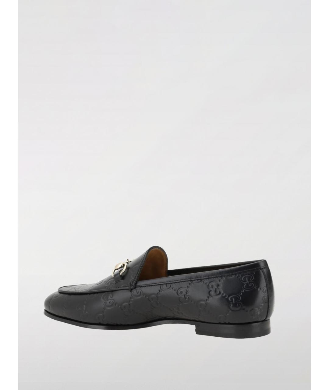 GUCCI Черные кожаные лоферы, фото 3