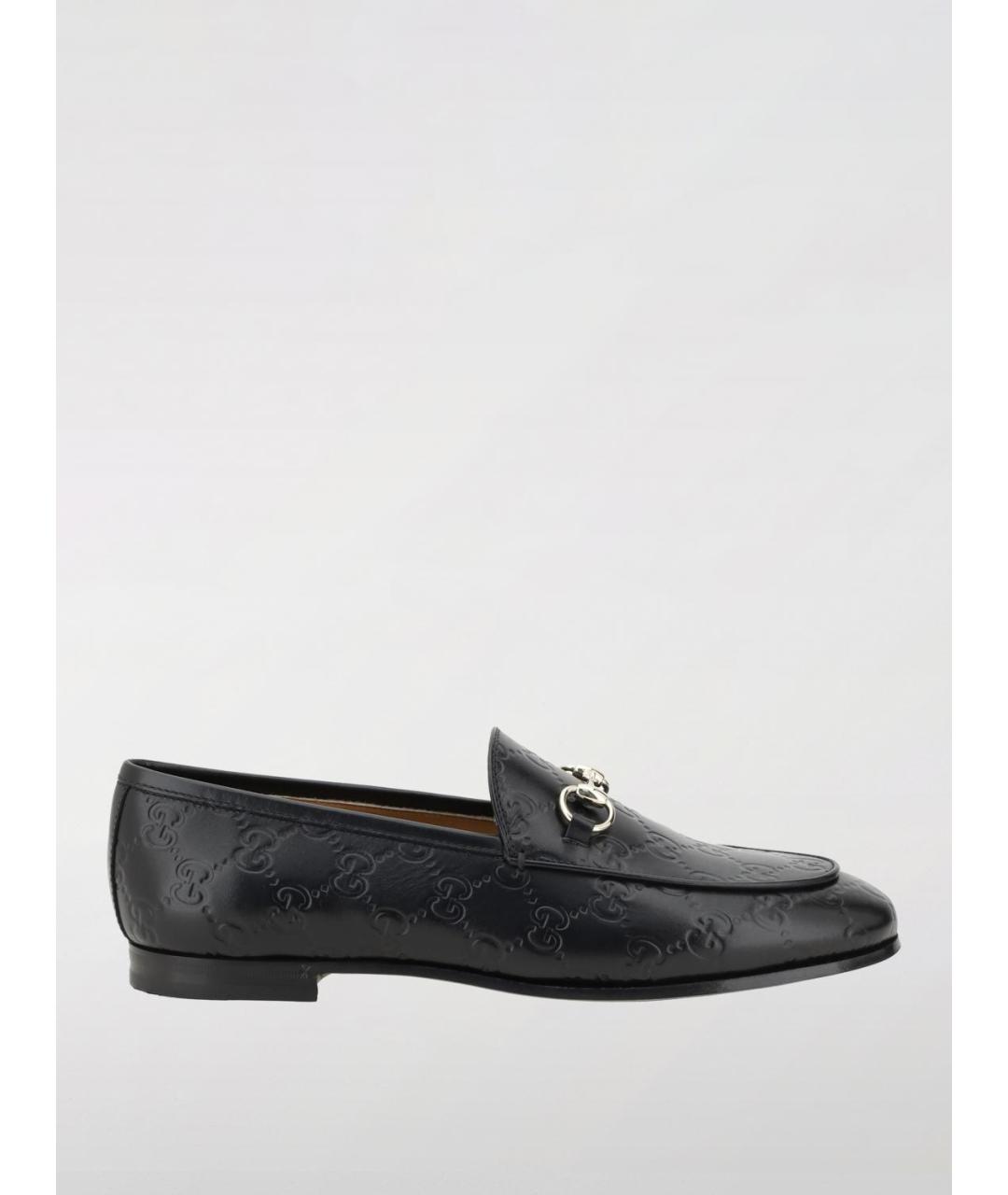 GUCCI Черные кожаные лоферы, фото 4