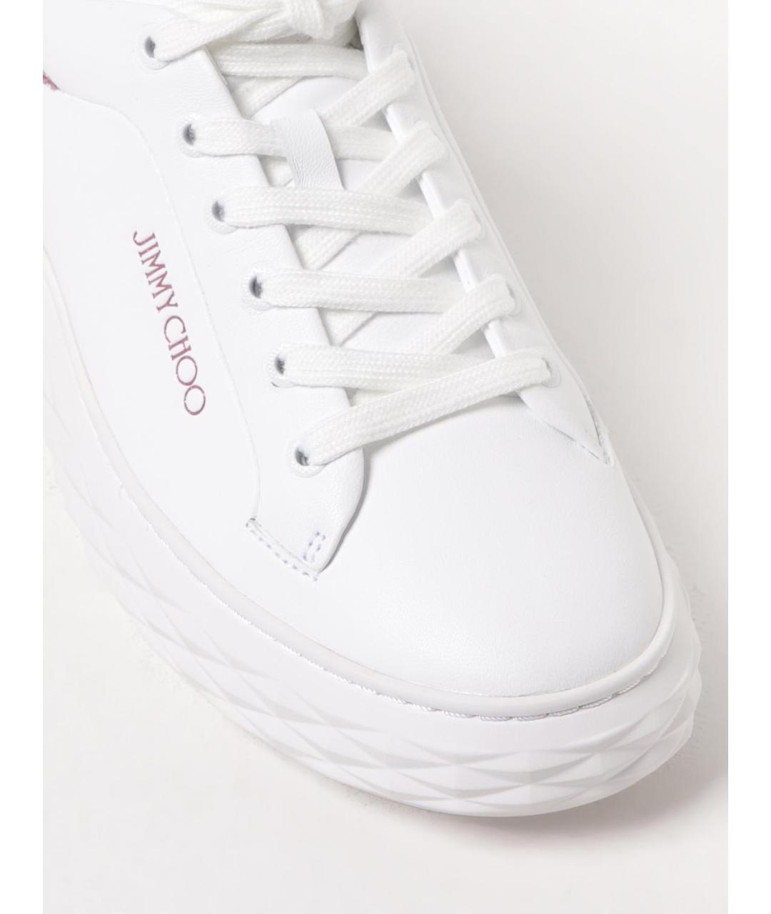 JIMMY CHOO Белые кеды, фото 4