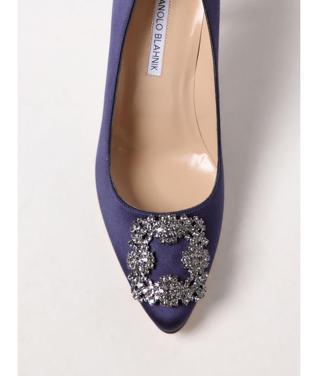 MANOLO BLAHNIK Синие туфли, фото 4