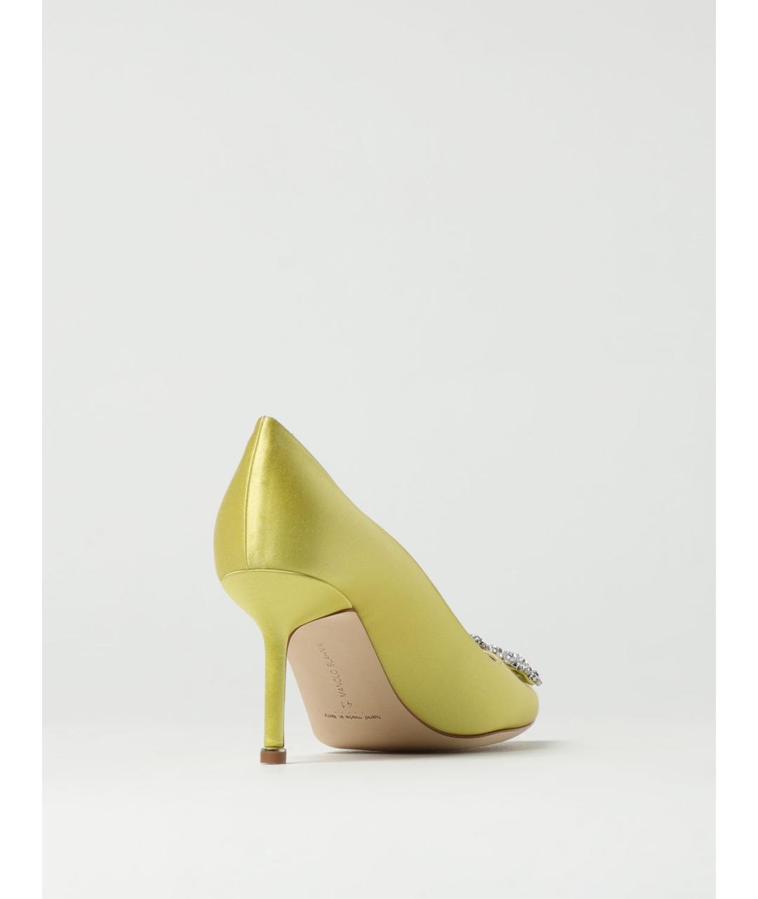 MANOLO BLAHNIK Желтые туфли, фото 3