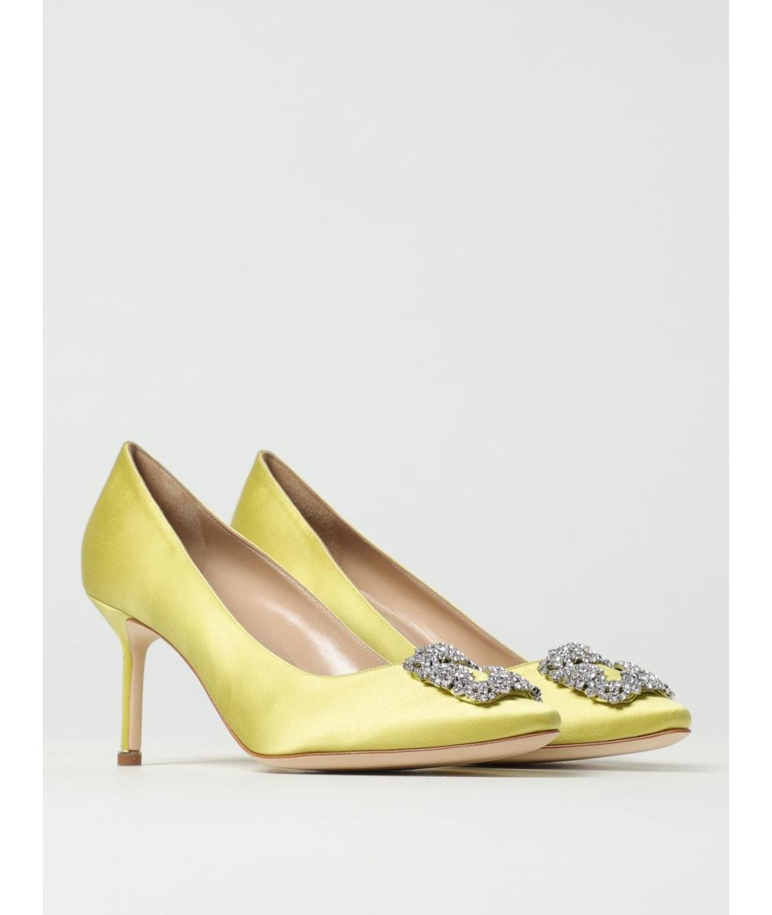 MANOLO BLAHNIK Желтые туфли, фото 2