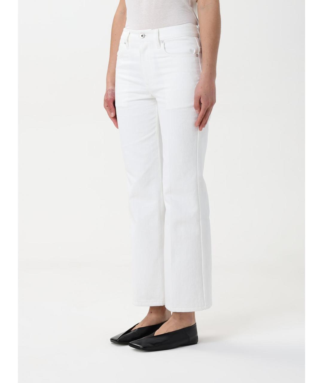 JIL SANDER Белые прямые джинсы, фото 4